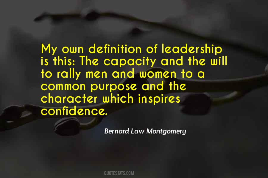 Confidence Leadership Quotes #116050