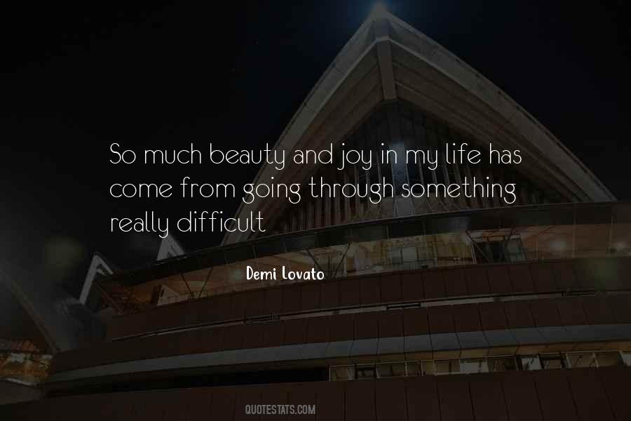 Beauty And Joy Quotes #1164989