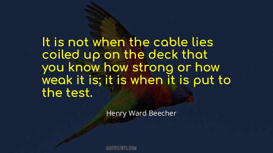 Test Your Strength Quotes #1402395
