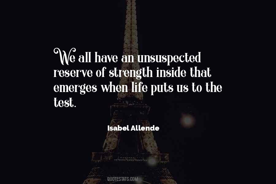 Test Your Strength Quotes #348596