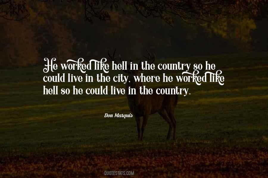 Country City Quotes #587247