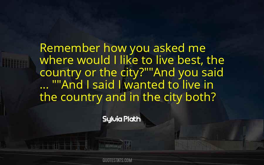 Country City Quotes #71988