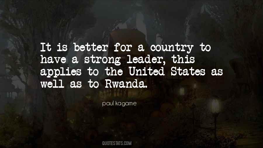 Country Leader Quotes #1072306