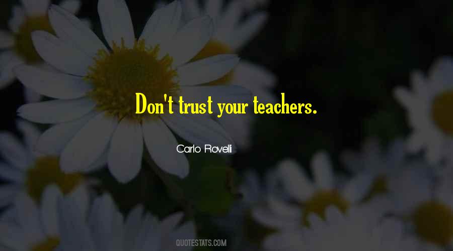 When You Dont Trust Quotes #1199775