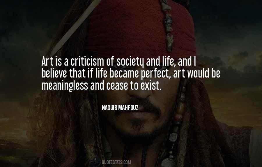 Perfect Art Quotes #1753706
