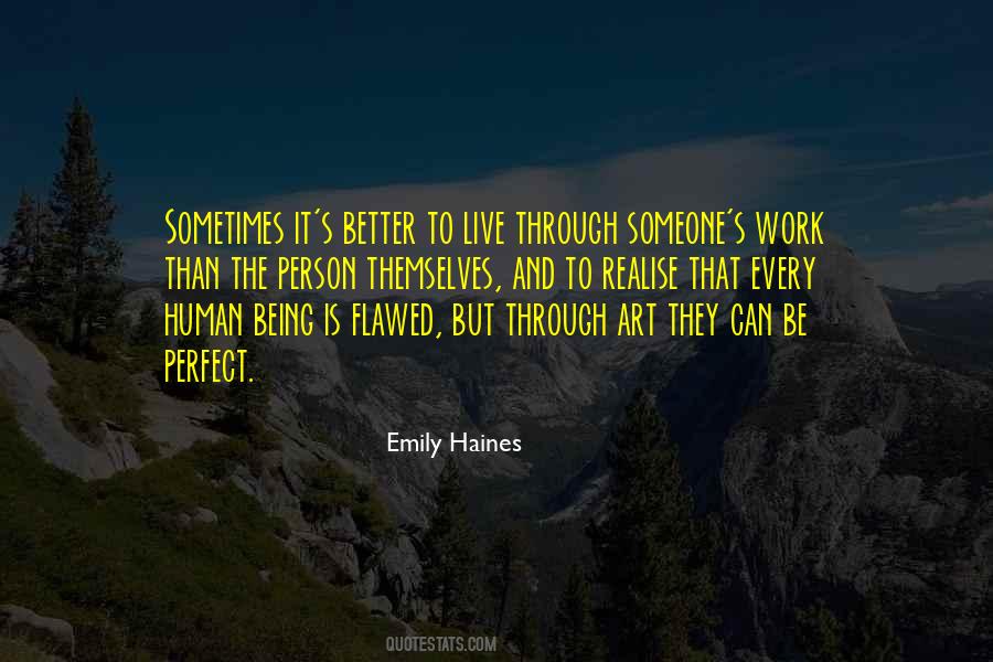 Perfect Art Quotes #1794105