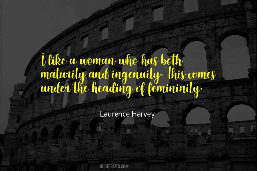 Woman Maturity Quotes #858219