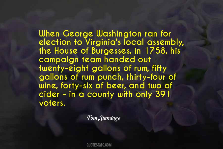 George Washington Election Quotes #654928