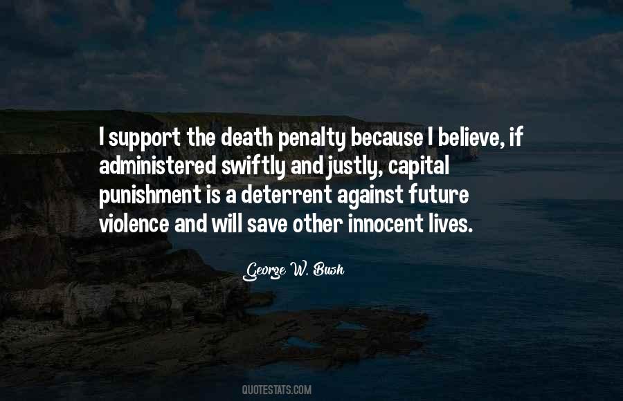Death Penalty Deterrent Quotes #1628331