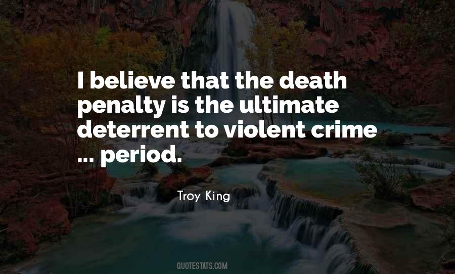 Death Penalty Deterrent Quotes #317563