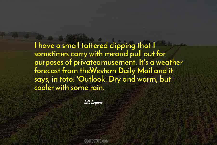 Rain Weather Quotes #177701