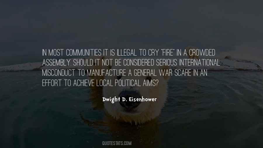Dwight D Eisenhower War Quotes #840626