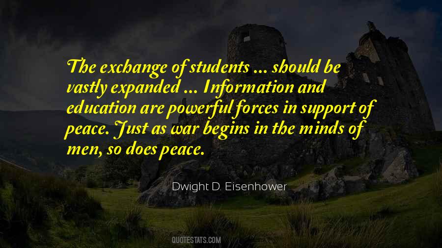 Dwight D Eisenhower War Quotes #895843