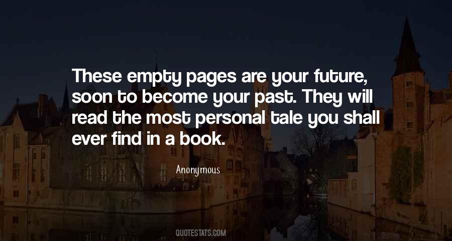 Empty Pages Quotes #503284