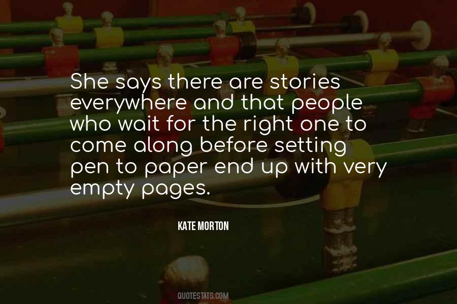 Empty Pages Quotes #564380