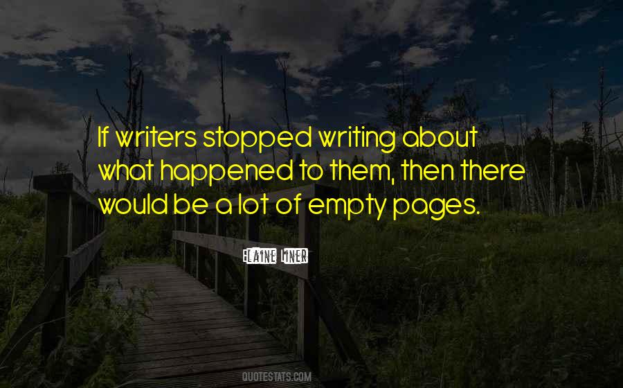 Empty Pages Quotes #882775