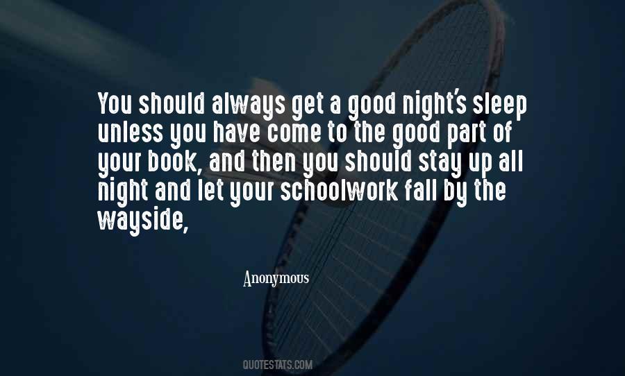 Night Stay Quotes #1273674