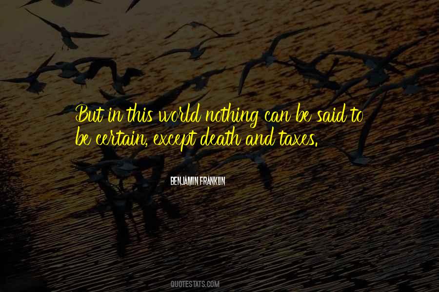 Death Taxes Quotes #1273159