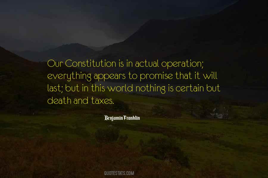 Death Taxes Quotes #1315071