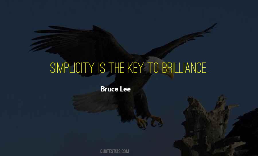 Simplicity Is Key Quotes #1684877