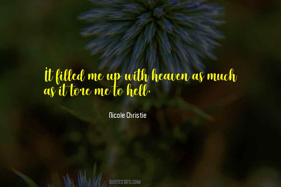 Hell To Heaven Quotes #64165
