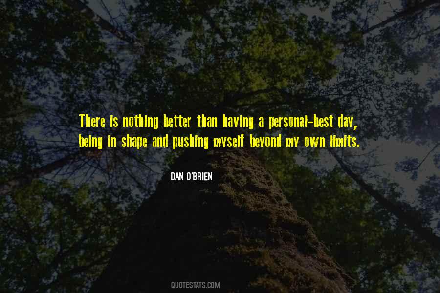 Quotes About Pushing Yourself Beyond Your Limits #1281332