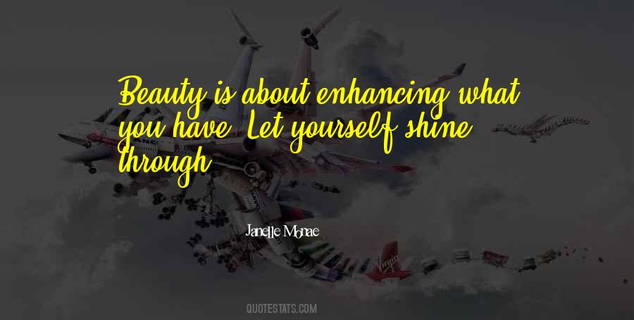 Shining Beauty Quotes #1057653