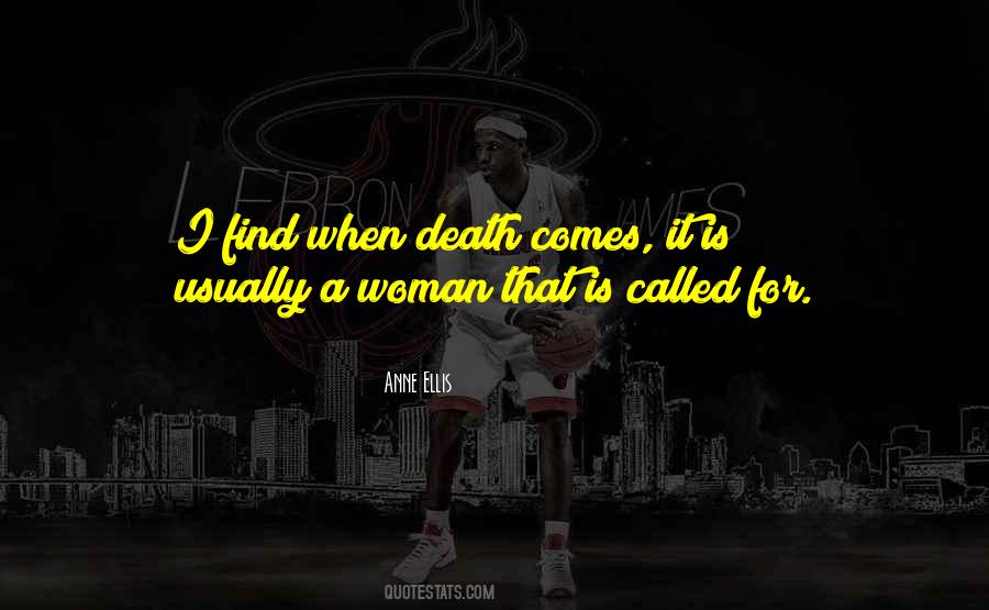 Death Woman Quotes #551219
