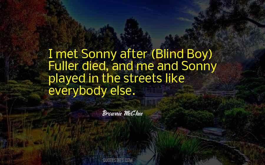 Blind Boy Quotes #428847