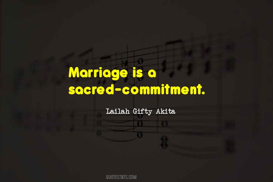 Marriage Sacred Quotes #1034538