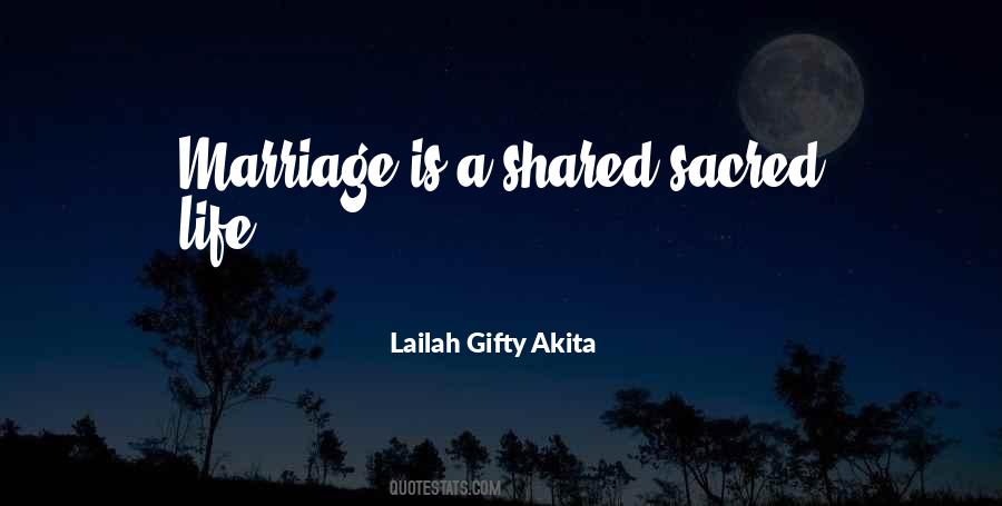 Marriage Sacred Quotes #1195787