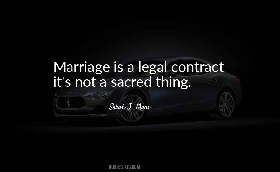 Marriage Sacred Quotes #1510097