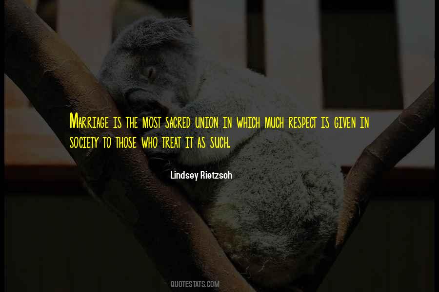Marriage Sacred Quotes #1701860