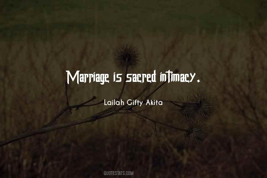 Marriage Sacred Quotes #1761555