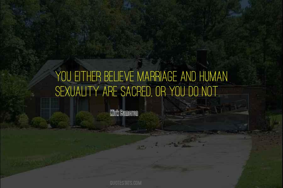 Marriage Sacred Quotes #449022