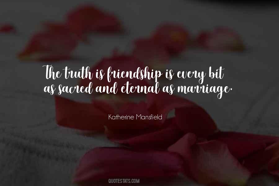 Marriage Sacred Quotes #864623