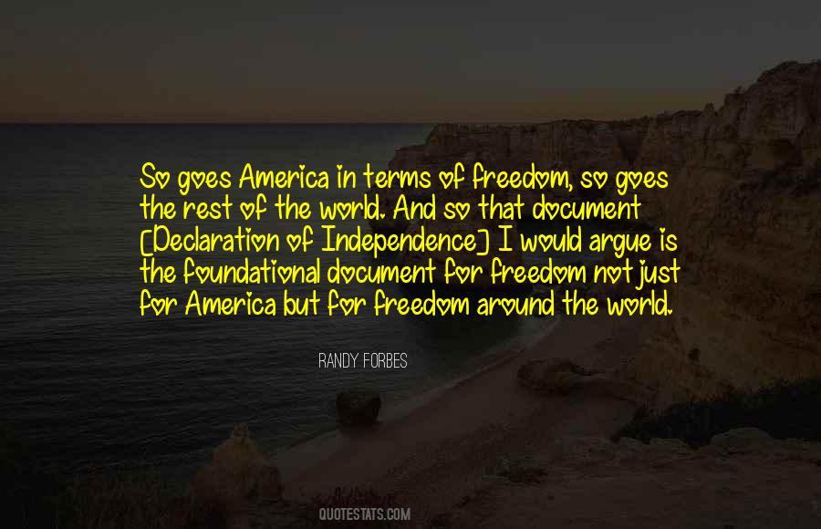 Declaration Of Independence Freedom Quotes #1026587