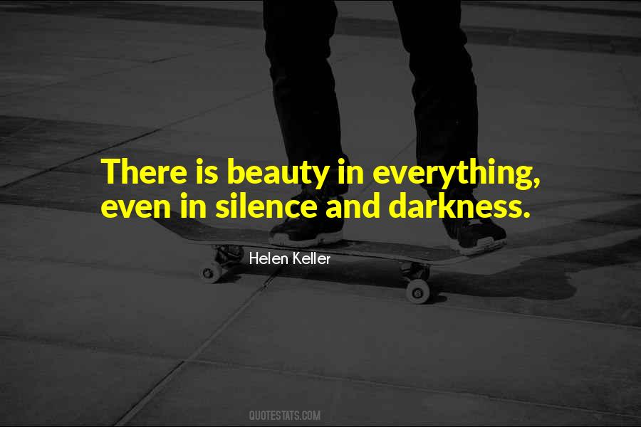Beauty In Silence Quotes #180172