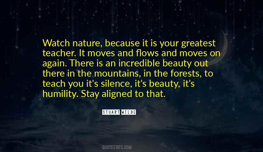 Beauty In Silence Quotes #558784