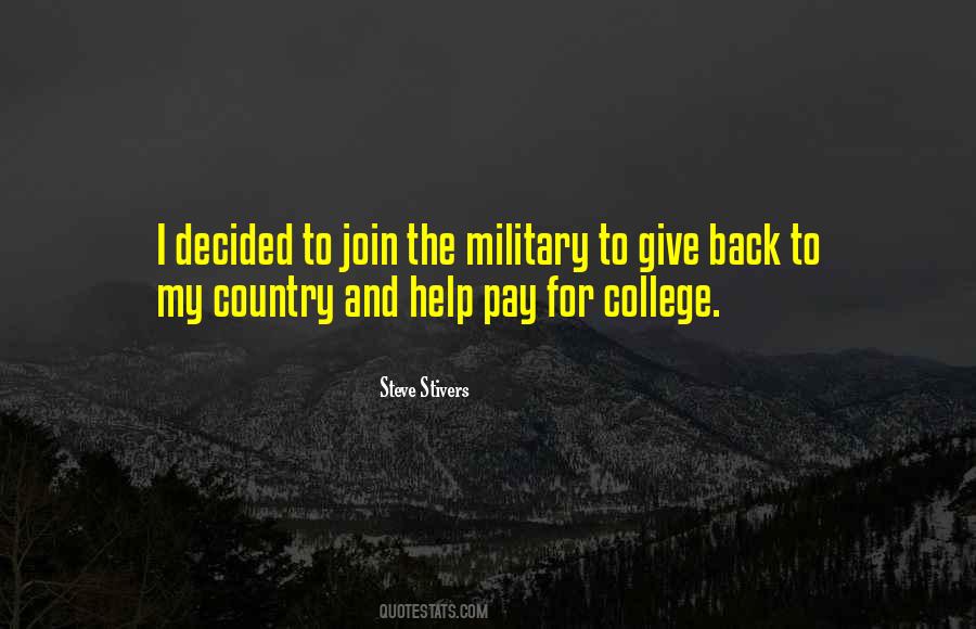 Join The Military Quotes #1439671