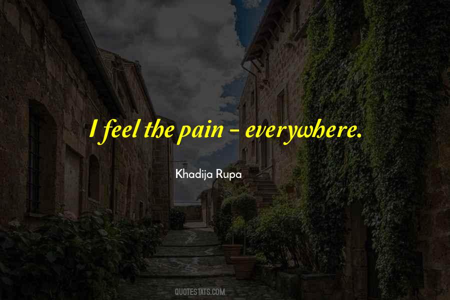 Pain Feelings Quotes #1821809