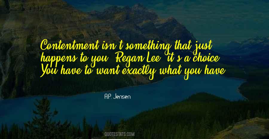 Contentment Family Quotes #1257946
