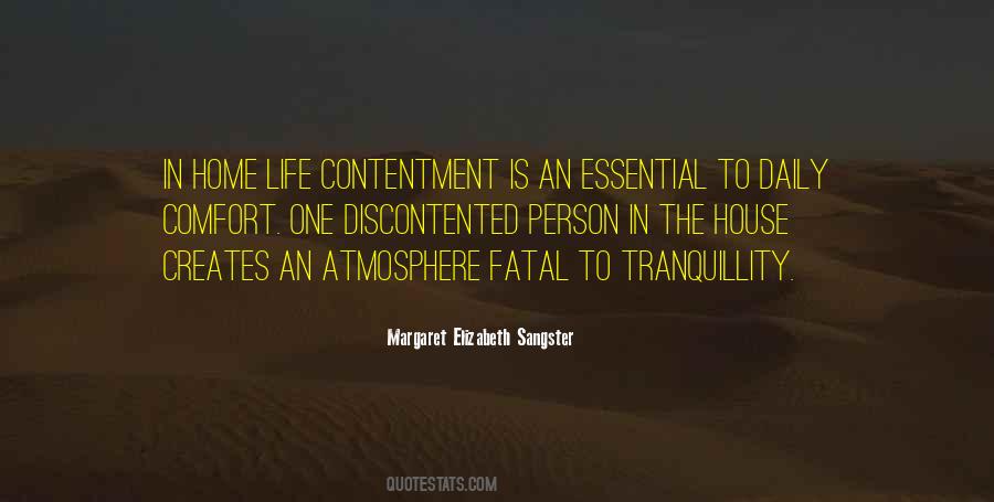 Contentment Family Quotes #1605434