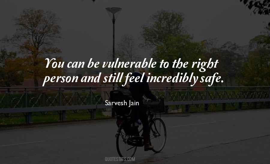 Safe Person Quotes #1138785