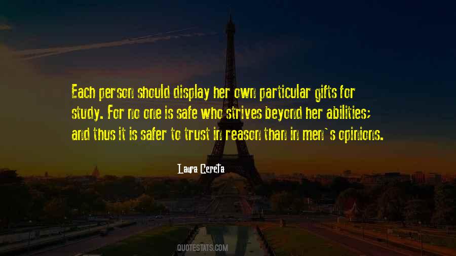 Safe Person Quotes #115764