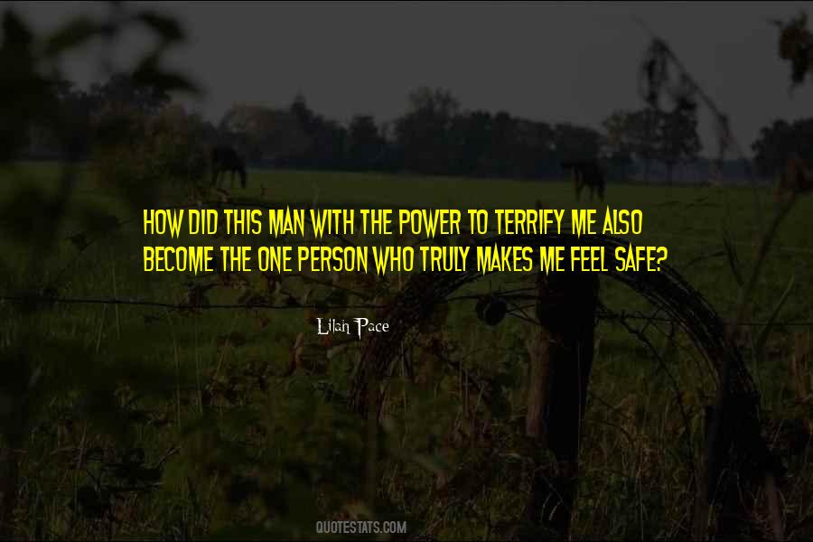 Safe Person Quotes #1588228
