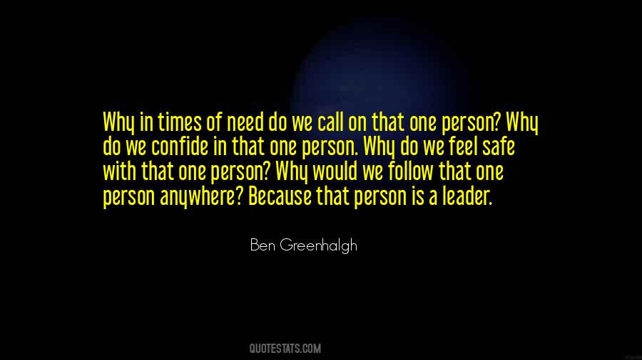 Safe Person Quotes #555134