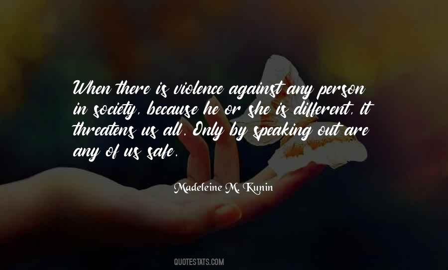 Safe Person Quotes #778207