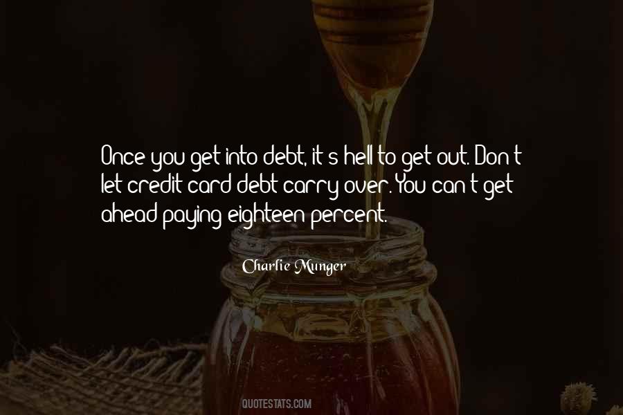 Debt Paying Quotes #1169512