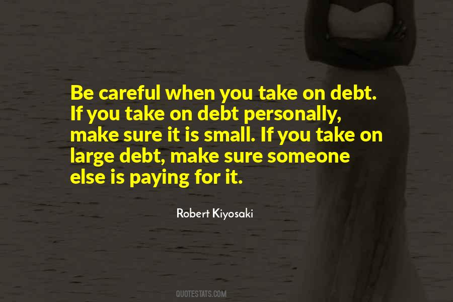 Debt Paying Quotes #96619